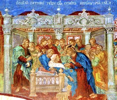 «He healed many who were afflicted with various diseases»