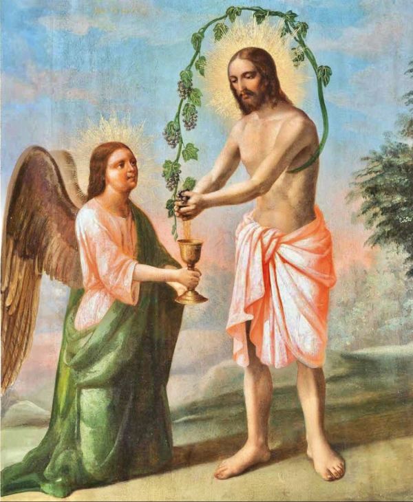 Vine branches united to Christ