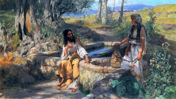 Samaritana, affaticata al pozzo. O Gesù fresca Sorgente a portata di mano. Fede Assenso, Fede Sponsale, Fede Innesco, Fede Sbalordimento