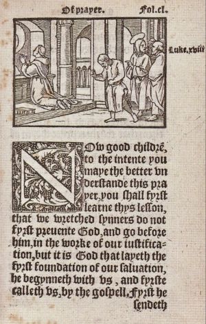 Prayer of Faith, or of manner. I-Farisee and I-Publican